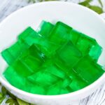 jello chunks in bowl