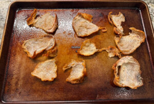 crispy chicken skins before broil