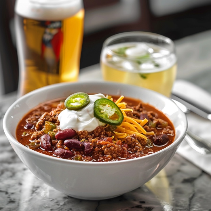 beer and chili