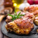 cooked chicken on plate